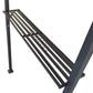 Outdoor Grill Gazebo 8 x 5 Ft, Shelter Tent, Double Tier Soft Top Canopy and Steel Frame with hook and Bar Counters, Grey FredCo