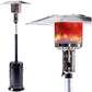 Outdoor Patio Propane Heater with Portable Wheels 47,000 BTU 88 inch Standing Gas Outside Heater Stainless Steel Burner FredCo