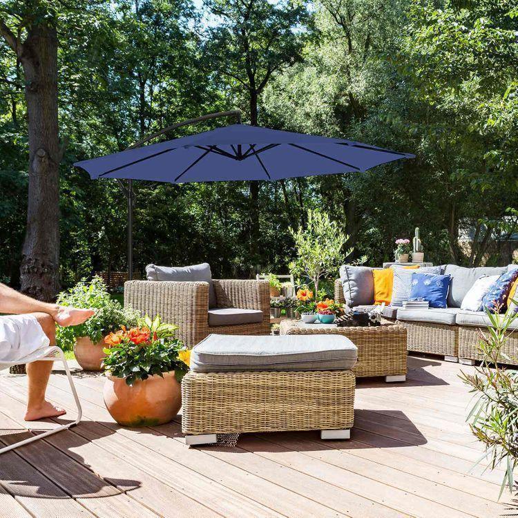 Outdoor Umbrella Navy Blue FredCo