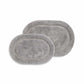 Oval 100% Combed Cotton Non-Skid 2-Piece Bath Rug Set FredCo