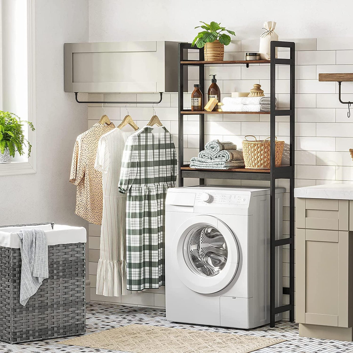 Over The Toilet Storage Shelves 3-Tier FredCo