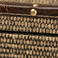 Owen Mid-Century Modern Brown Fabric Upholstered 4-Drawer Accent Storage Cabinet FredCo