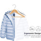 Pack of 10 Natural Wooden Children’s Hangers FredCo