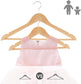 Pack of 10 Natural Wooden Children’s Hangers FredCo
