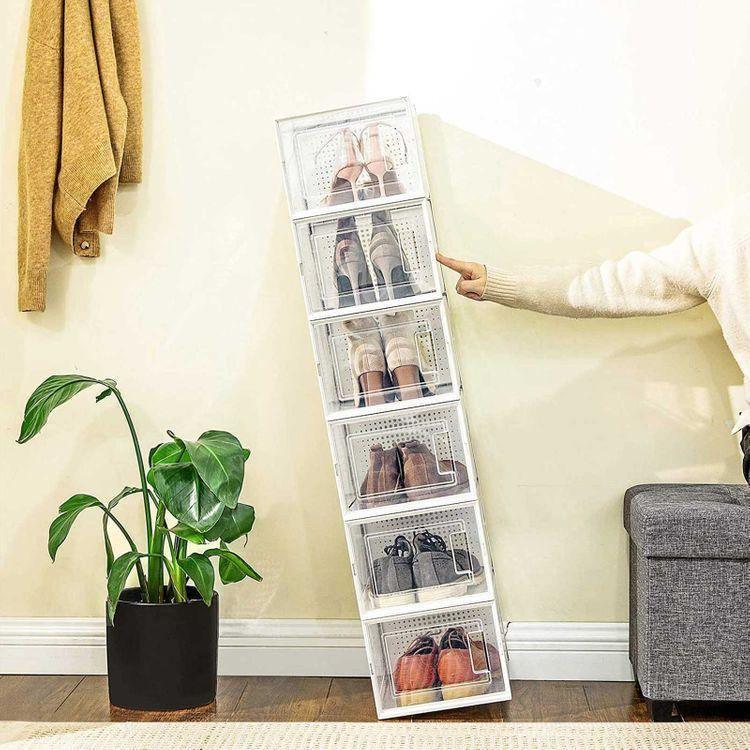 Pack of 18 Stackable Shoe Organizers FredCo