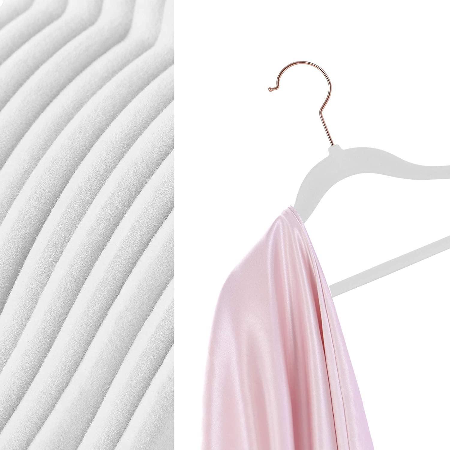 Pack of 50 White Plastic Baby Hangers FredCo