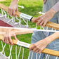 Padded Double Hammock Burgundy and Beige FredCo