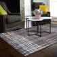Painted Stripes Plaid Pattern Cottage Country Rug FredCo