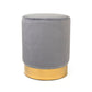 Pale Blue Velvet Stool GH001-VB FredCo