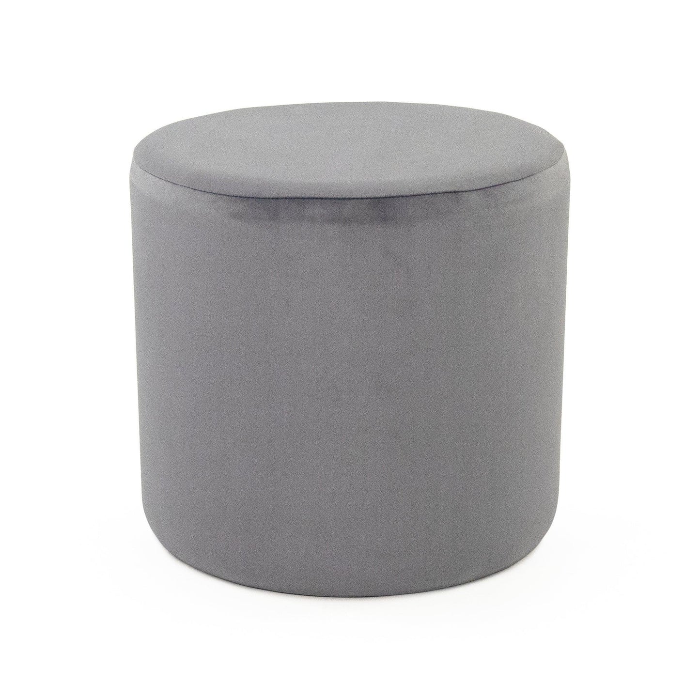 Pale Blue Velvet Stool GH004-VB FredCo