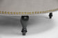 Palfrey Beige Linen Modern Tufted Ottoman FredCo