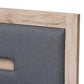 Pandora Modern and Contemporary Dark Grey and Light Brown Two-Tone 2-Drawer Twin Size Storage Platform Bed FredCo