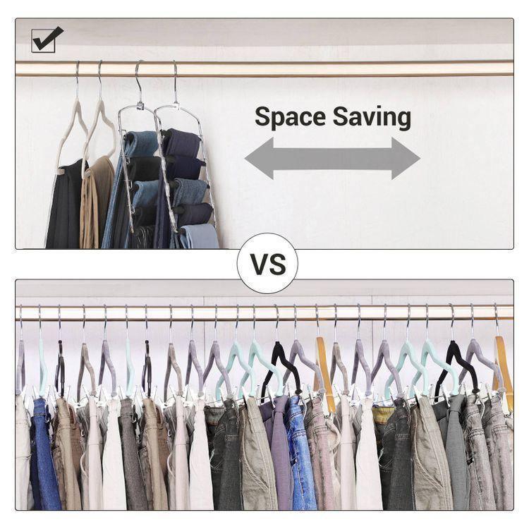 Pants Hangers Space Saving FredCo