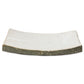 Partially Glazed Off-White Dish (3671S A25) FredCo