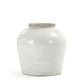 Partially Glazed Off-White Jar (4869L A25A) FredCo