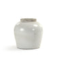 Partially Glazed Off-White Jar (4869S A25A) FredCo