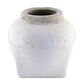 Partially Glazed Off-White Jar (4982L A25A) FredCo