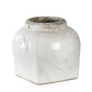 Partially Glazed Off-White Jar (4982L A25A) FredCo