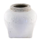 Partially Glazed Off-White Jar (4982S A25A) FredCo