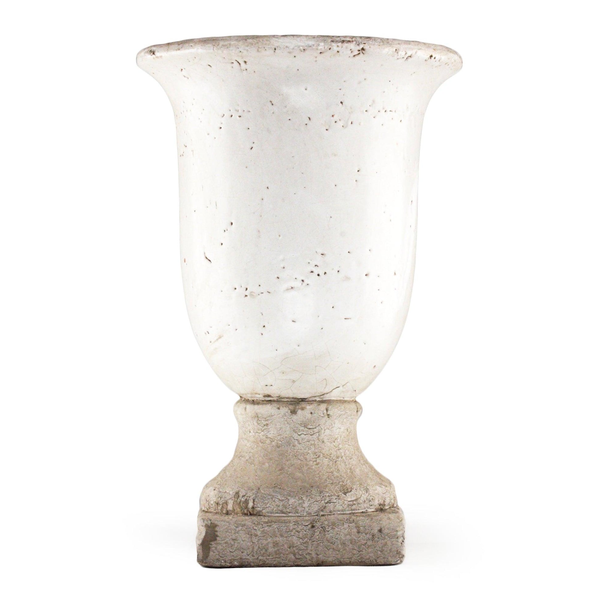 Partially Glazed Off-White Pottery (5624L) FredCo