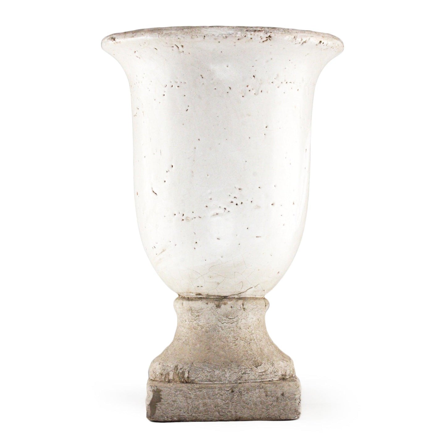 Partially Glazed Off-White Pottery (5624L) FredCo