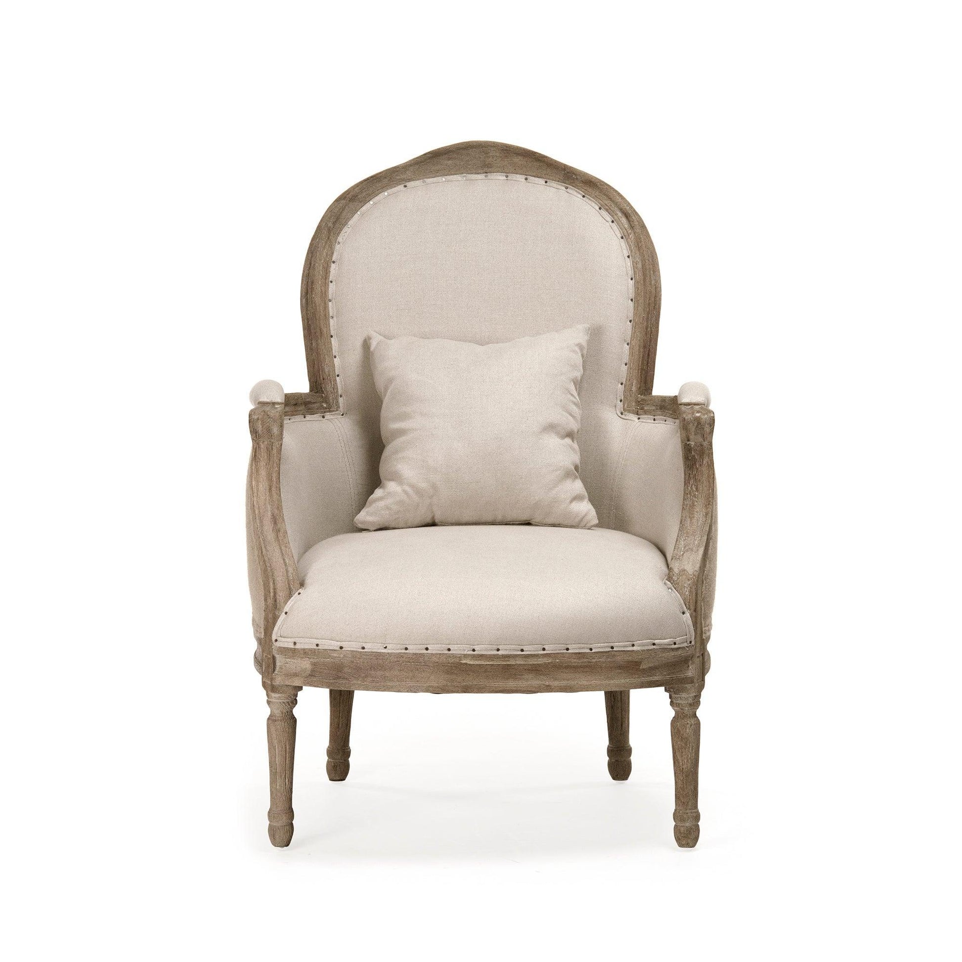 Pascal Club Chair CFH185 E272 A003 Jute FredCo