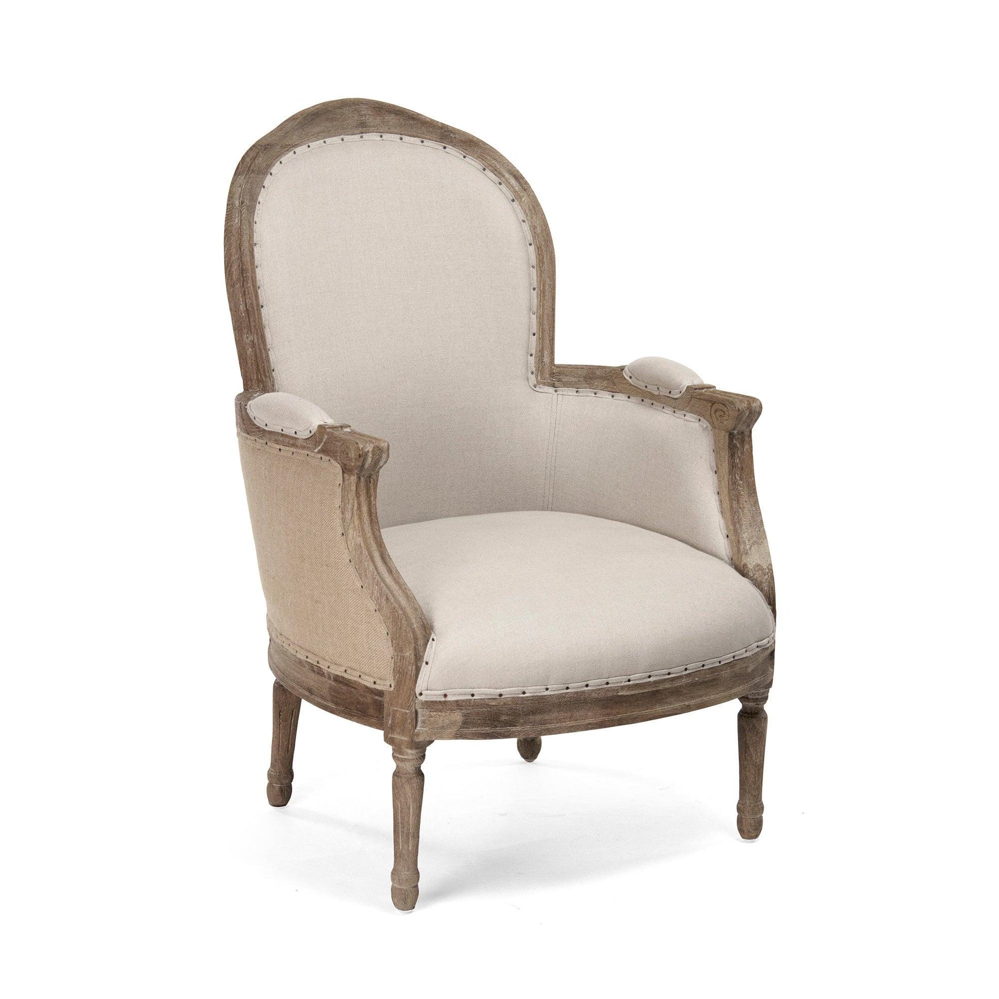 Pascal Club Chair CFH185 E272 A003 Jute FredCo