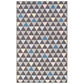Pastel Aztec Modern Geometric Tribal Pyramid Rug FredCo