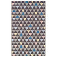 Pastel Aztec Modern Geometric Tribal Pyramid Rug FredCo