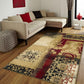 Patchwork Transitional Geometric Floral Medallion Rug FredCo