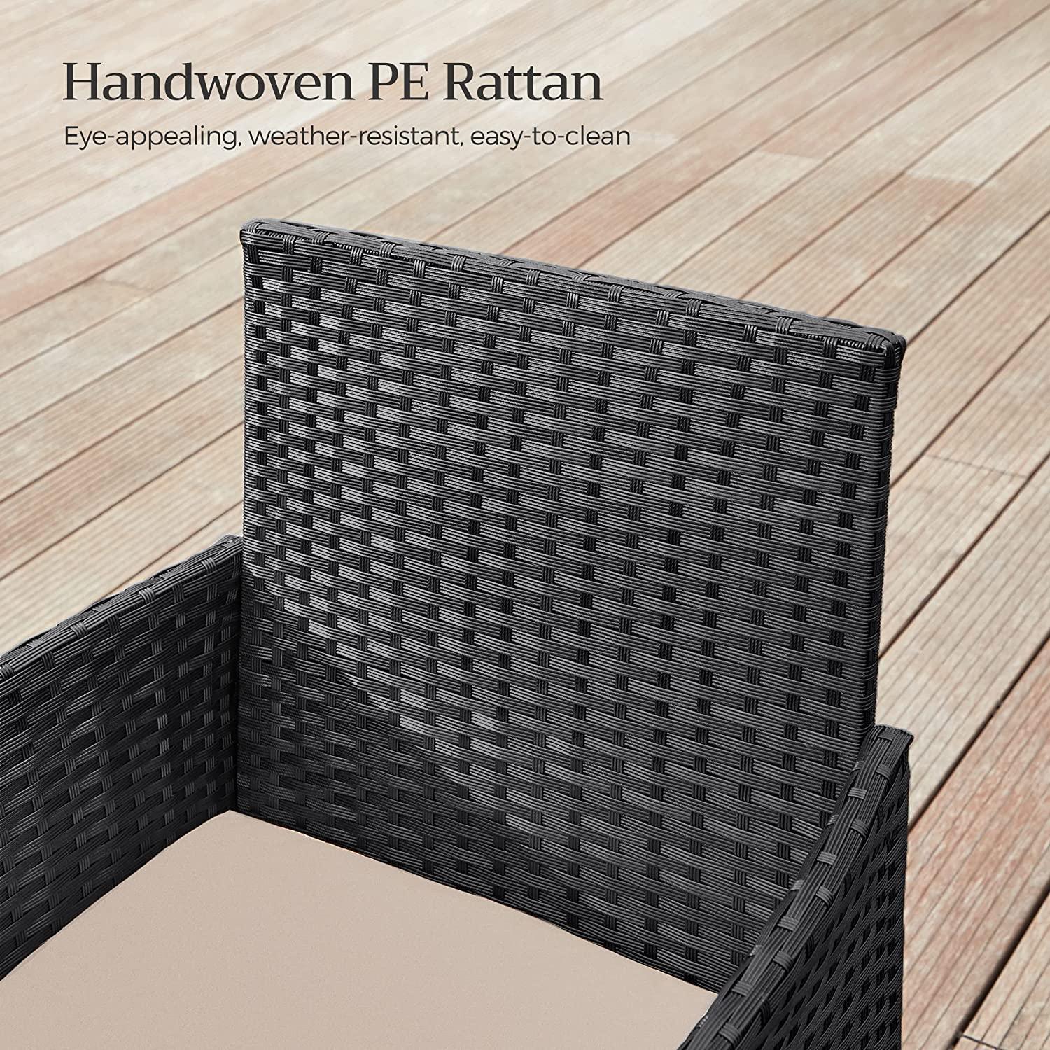 Patio Furniture 3 Set, Rattan FredCo