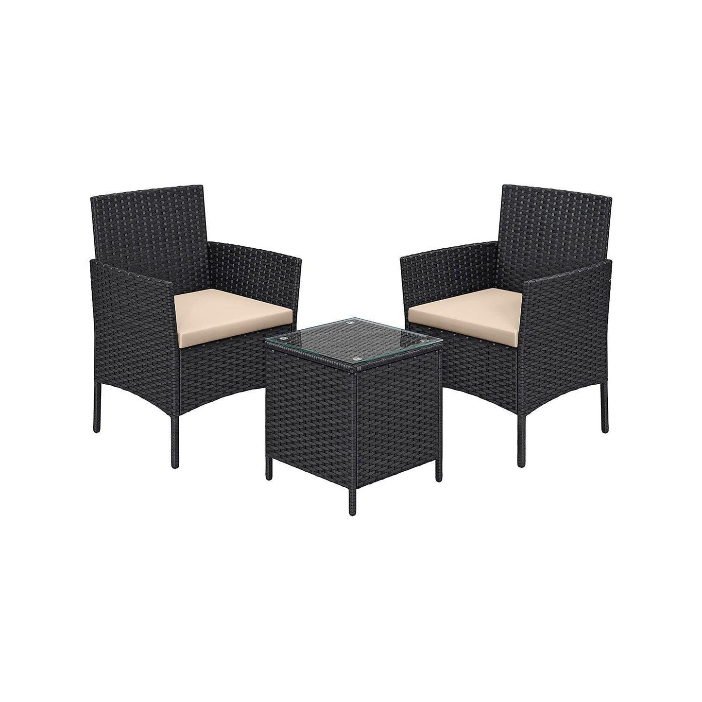 Patio Furniture 3 Set, Rattan FredCo