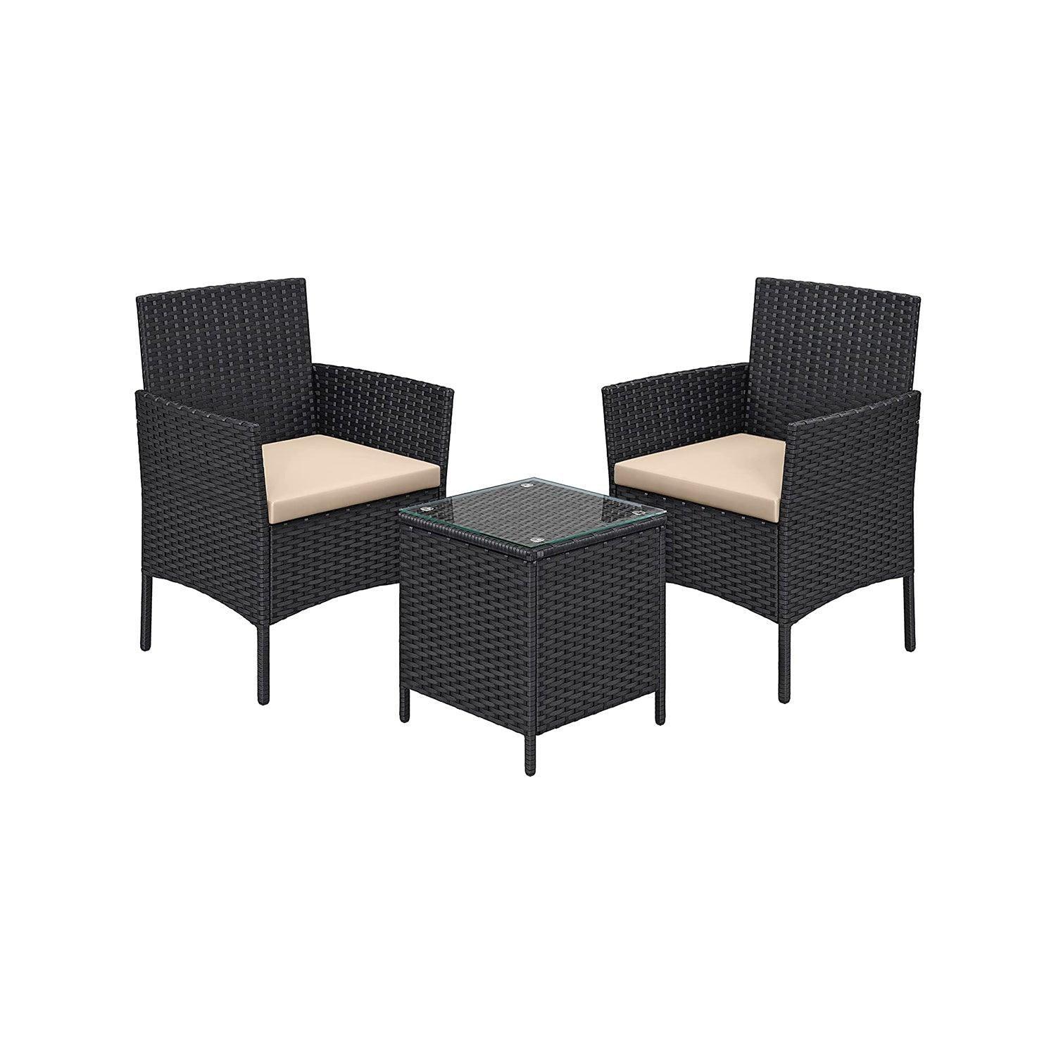 Patio Furniture 3 Set, Rattan FredCo