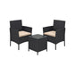 Patio Furniture 3 Set, Rattan FredCo