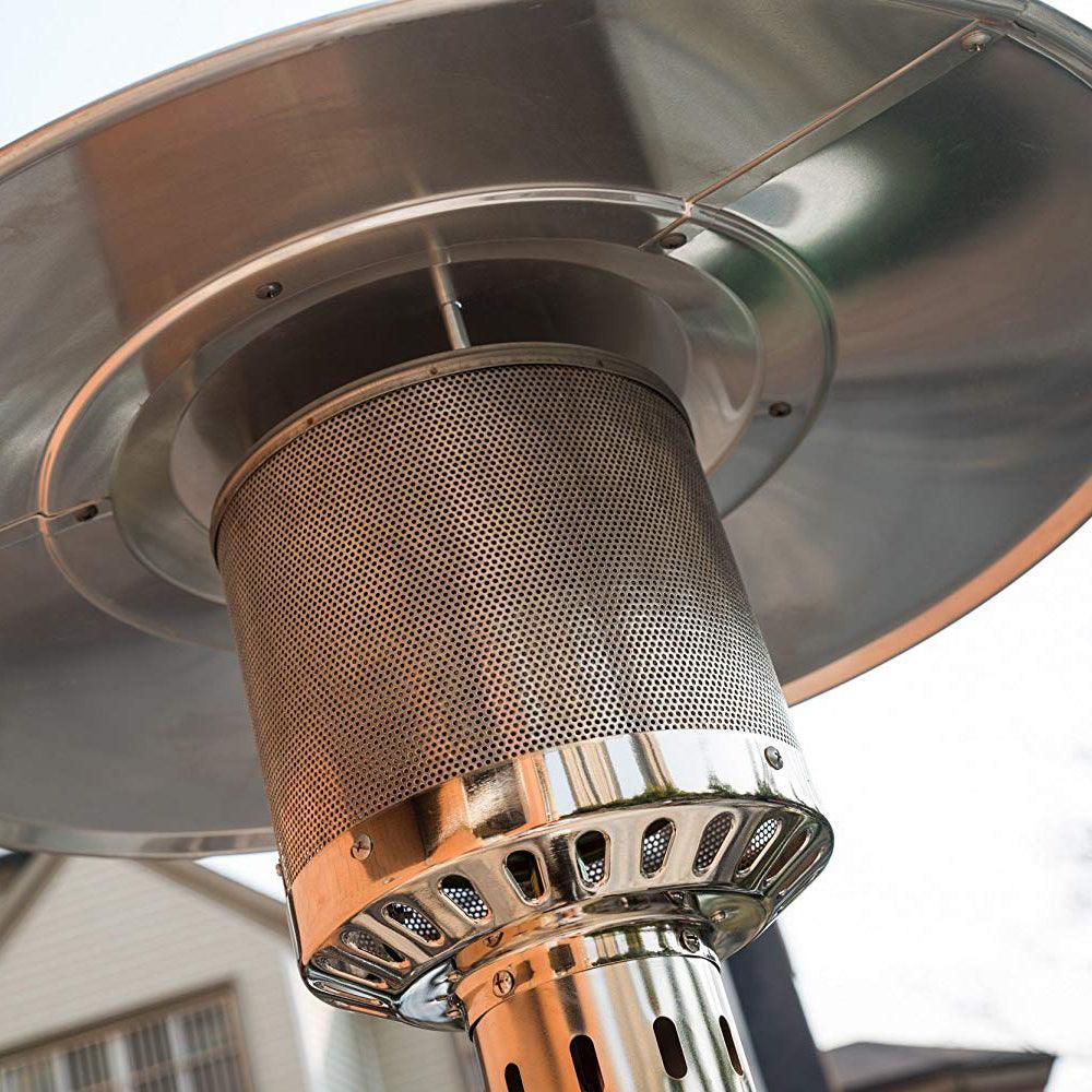 Patio Heater, 30" X 30" x 88", STAINLESS STEEL CAPH-7-SS FredCo