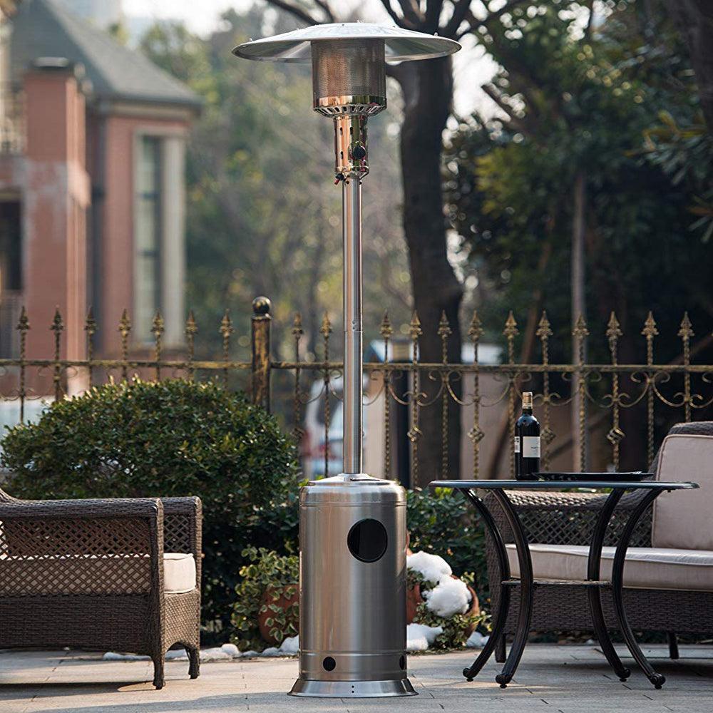 Patio Heater, 30" X 30" x 88", STAINLESS STEEL CAPH-7-SS FredCo