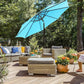 Patio Umbrella Lake Blue FredCo
