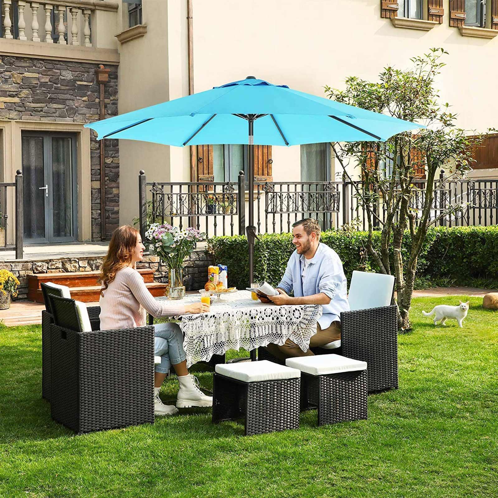 Patio Umbrella Lake Blue FredCo