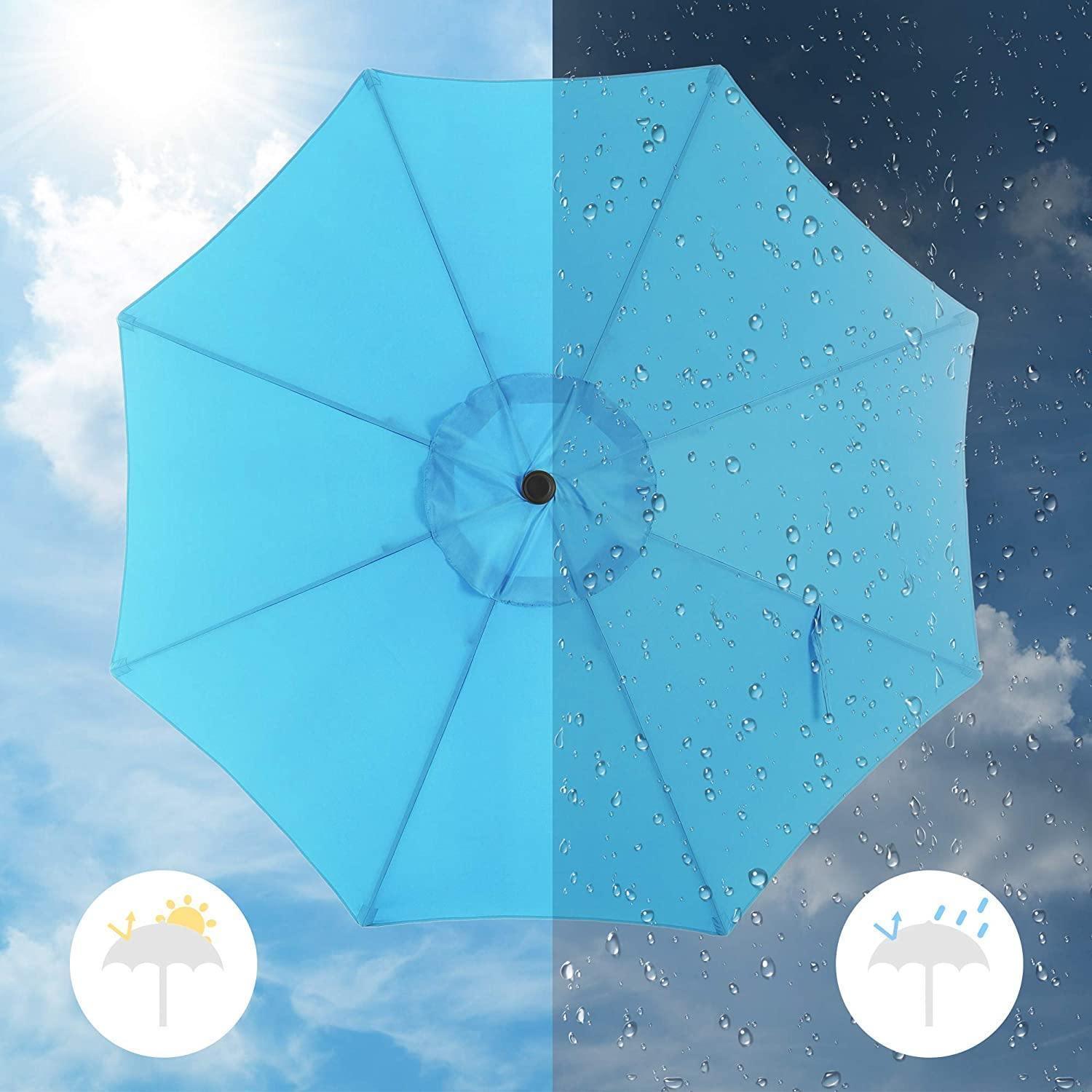 Patio Umbrella Lake Blue FredCo