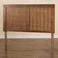 Patwin Modern and Contemporary Transitional Ash Walnut Finished Wood Full Size Headboard FredCo
