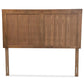 Patwin Modern and Contemporary Transitional Ash Walnut Finished Wood Full Size Headboard FredCo