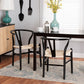 Paxton Modern Black Finished Wood 2-Piece Dining Chair Set FredCo