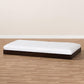 Payton Modern and Contemporary Dark Brown-Finished Twin Trundle FredCo