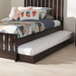 Payton Modern and Contemporary Dark Brown-Finished Twin Trundle FredCo