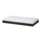 Payton Modern and Contemporary Dark Brown-Finished Twin Trundle FredCo