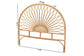 Perenna Modern Bohemian Natural Rattan King Size Standalone Headboard FredCo