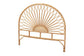 Perenna Modern Bohemian Natural Rattan Queen Size Standalone Headboard FredCo