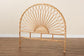Perenna Modern Bohemian Natural Rattan Queen Size Standalone Headboard FredCo