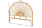 Perenna Modern Bohemian Natural Rattan Queen Size Standalone Headboard FredCo