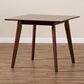 Pernille Modern Transitional Walnut Finished Square Wood Dining Table FredCo